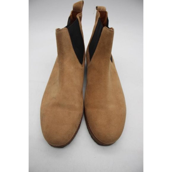 Hound and Hammer Men's Size 11 Chelsea Beige Suede Boots Shoes Rubber Sole - Picture 2 of 11